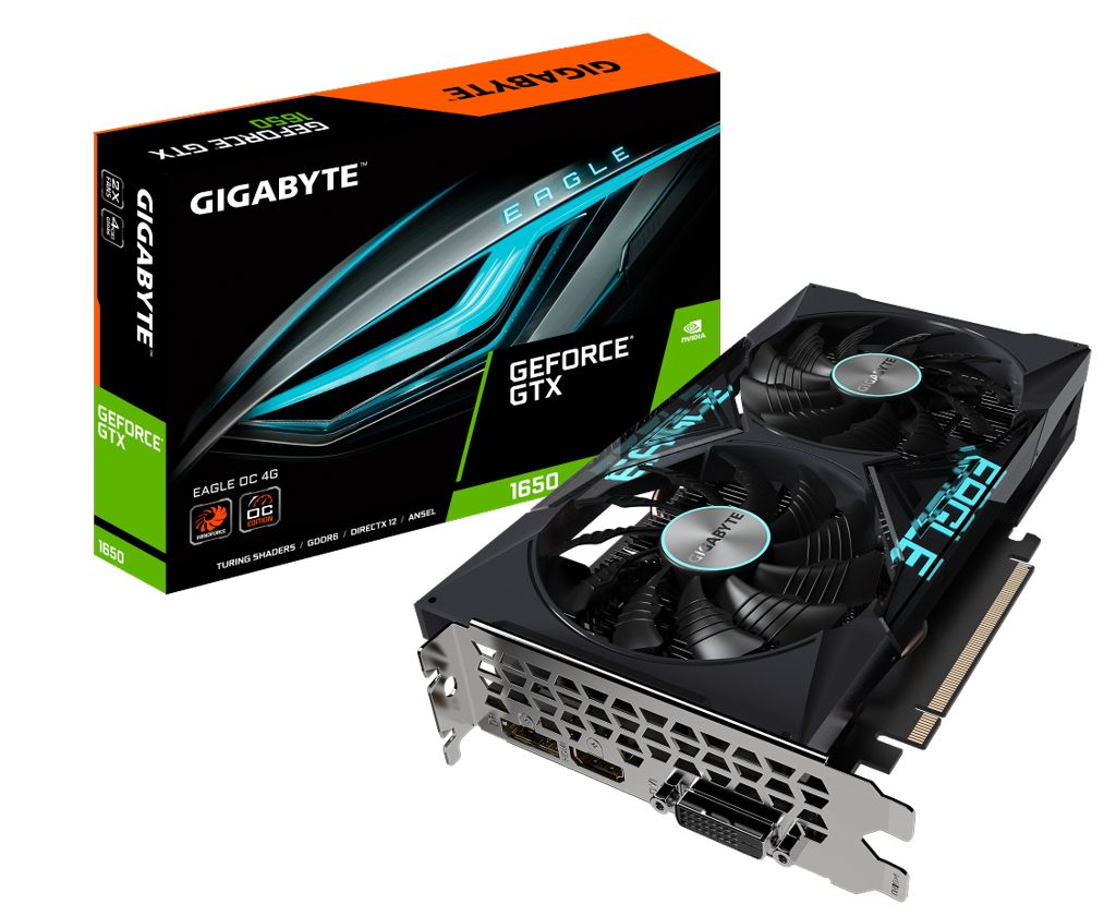 Gigabye GeForce GTX 1650 D6 EAGLE OC 4G WINDFORCE 2X
