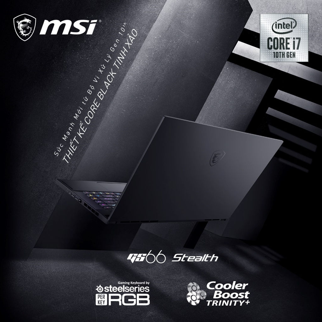 MSI GS66 Stealth with Intel 10th Core Gen