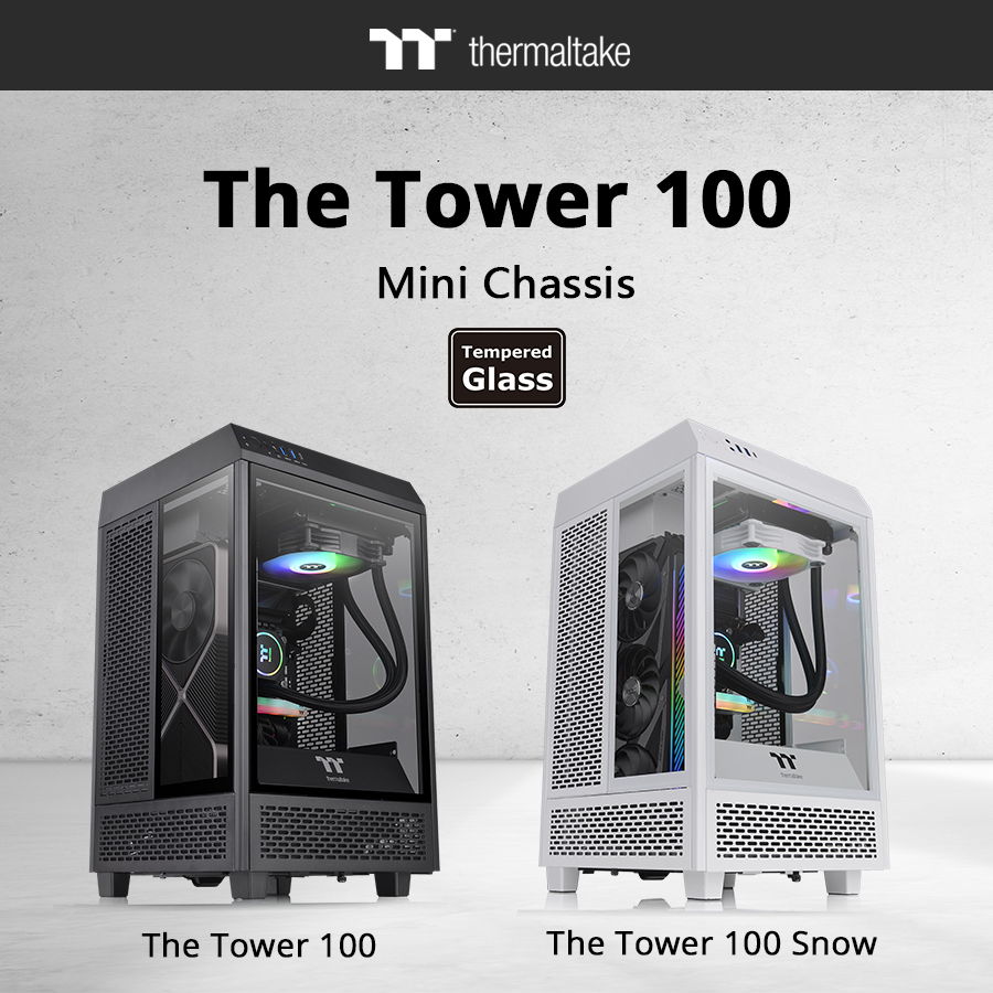 Thermaltake Introduces The Tower 100 Mini Chassis
