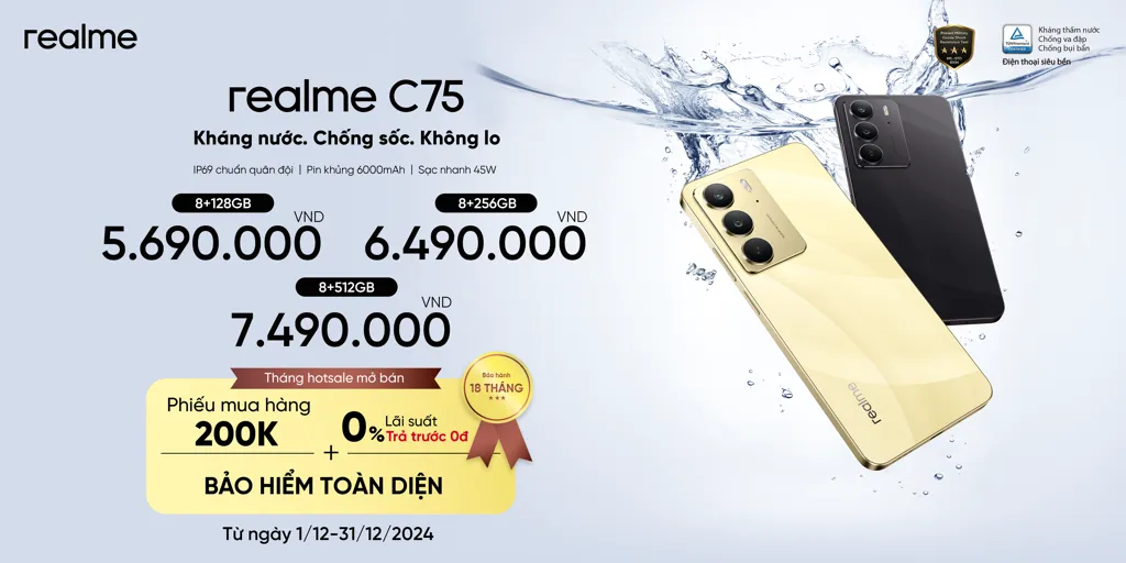 Realme C75 Gia