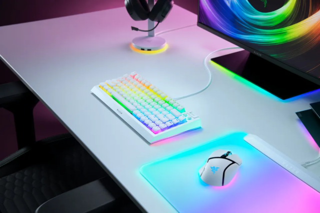 White blackwidow v4 75 barebones photo 2