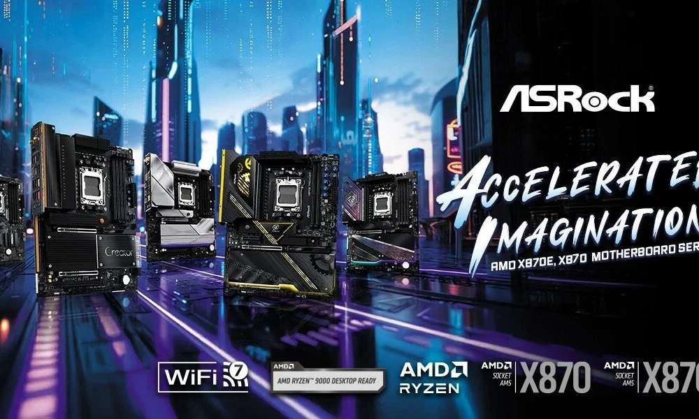 Asrock allnew x870 x870e motherboard series