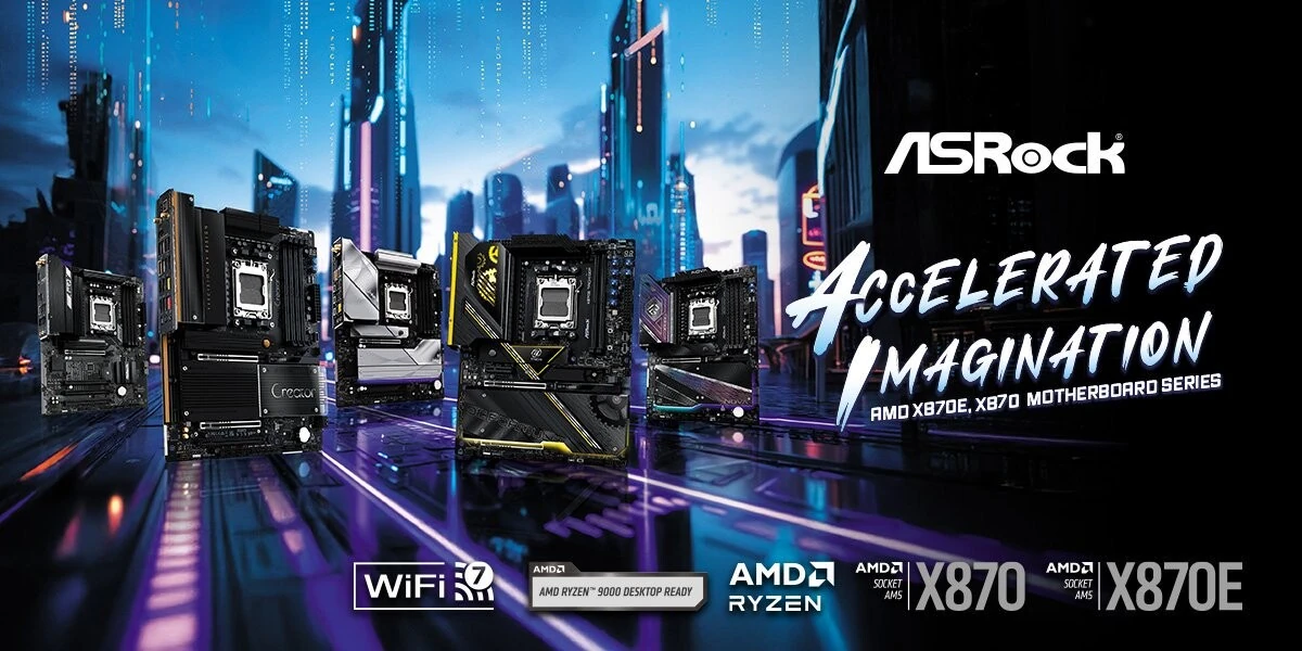 Asrock allnew x870 x870e motherboard series