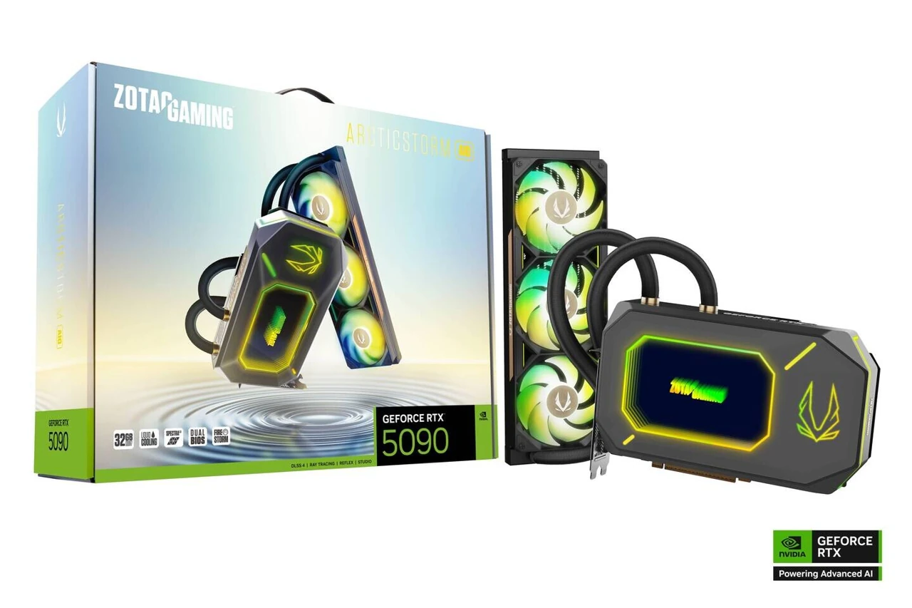 GeForce RTX 5090 ARCTICSTORM AIO Geforce rtx 5090 arcticstorm aio