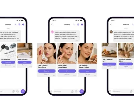 Viber carousel messages