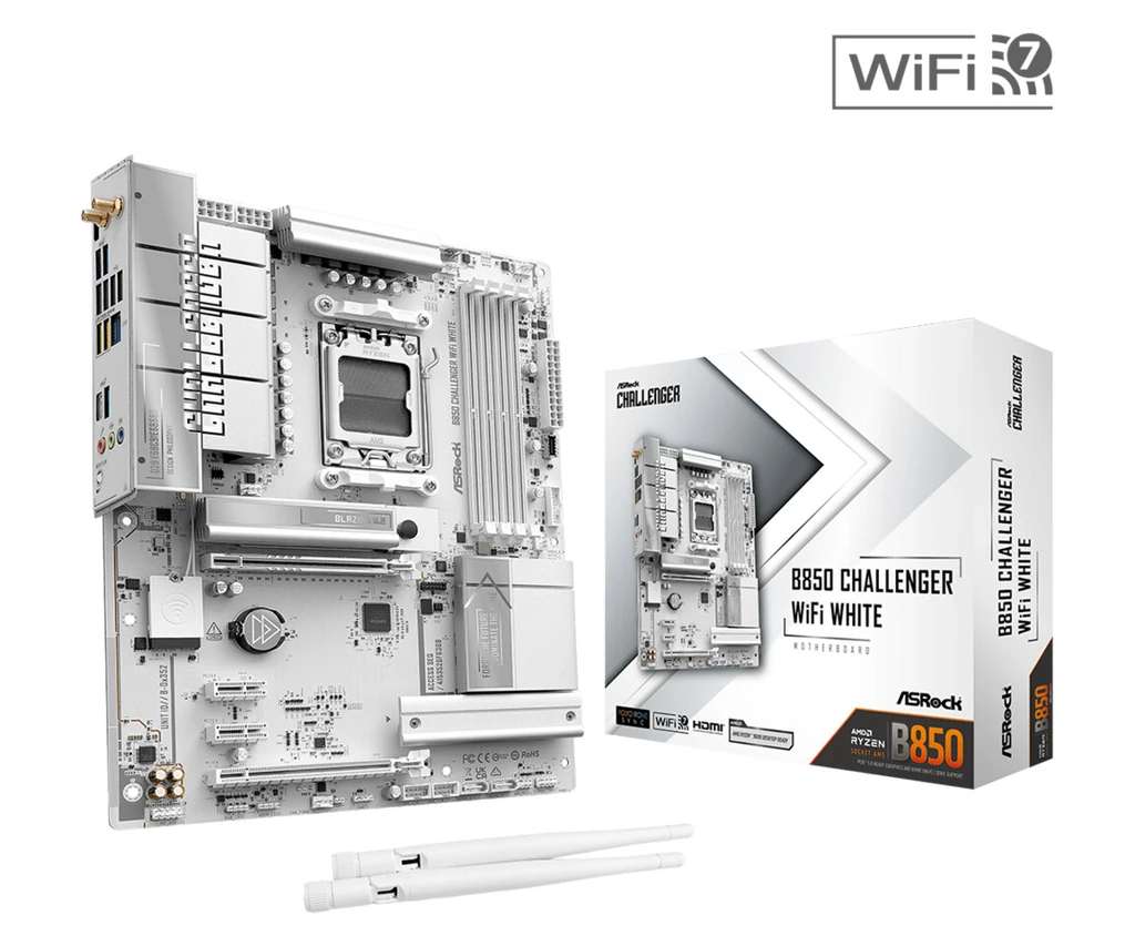 Asrock b850 challenger wifi white