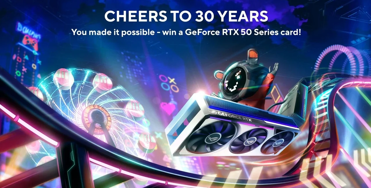 Asus Cheer to 30 Years