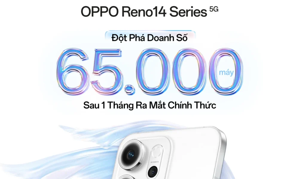 65k may reno14 series ban ra sau mot thang mo ban