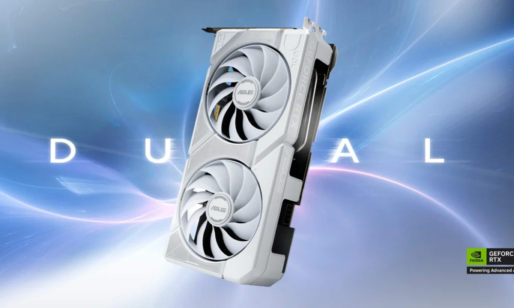 Dual geforce rtx 5060 white edition 001