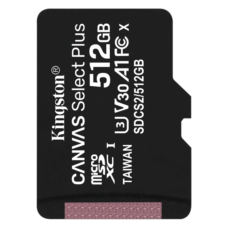Kingston canvas select plus microsd