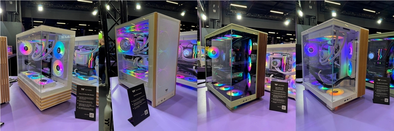 Thermaltake brings the modern nordic wood series to europe at gamescom 2025