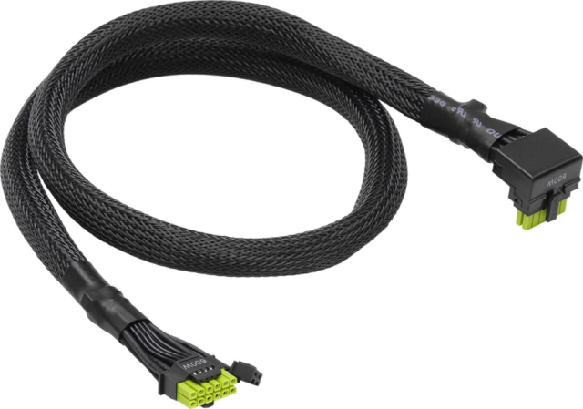 ASRock PCIe 12V-2x6 90 Degree Cable