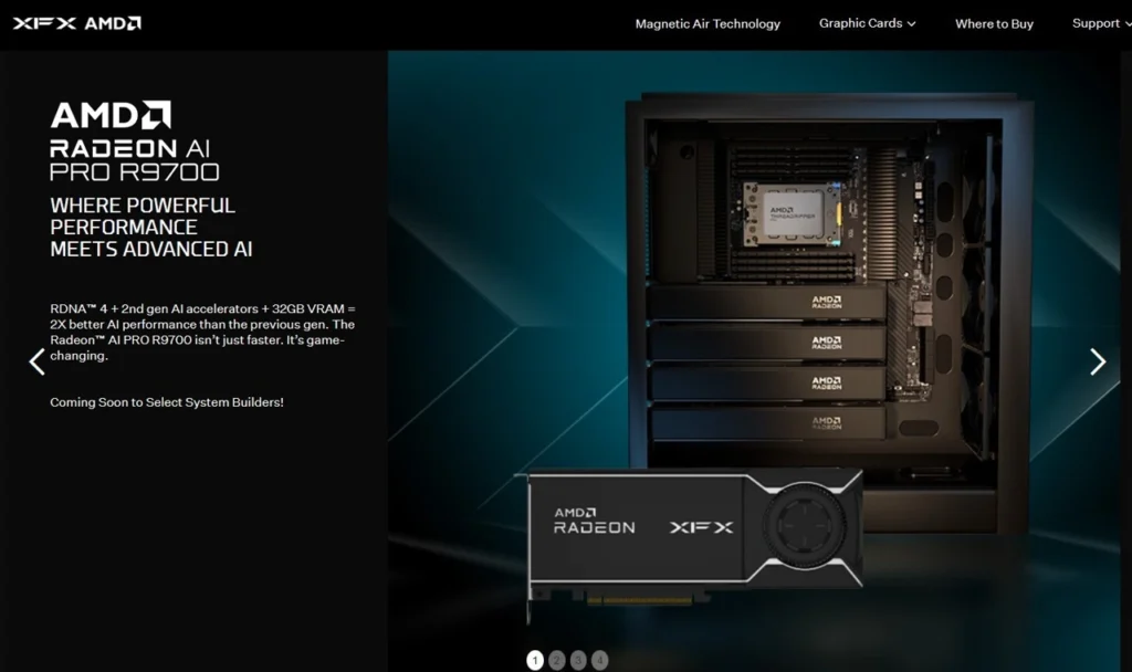 Xfx radeon ai pro r9700