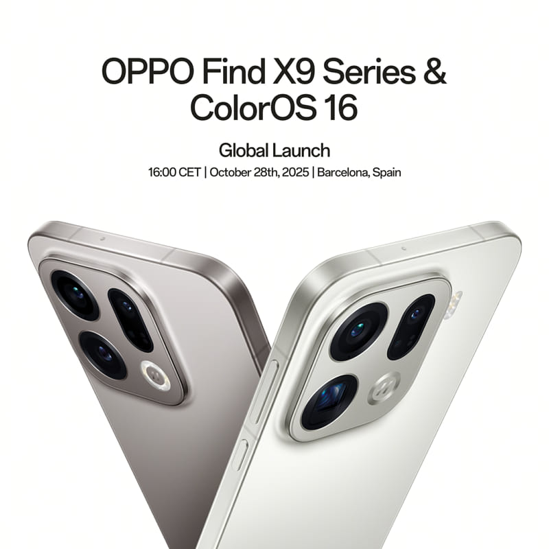 Oppo find x9 series global launch 1