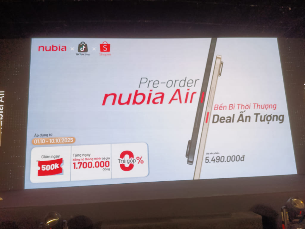 Nubia ra mat nubia air 021