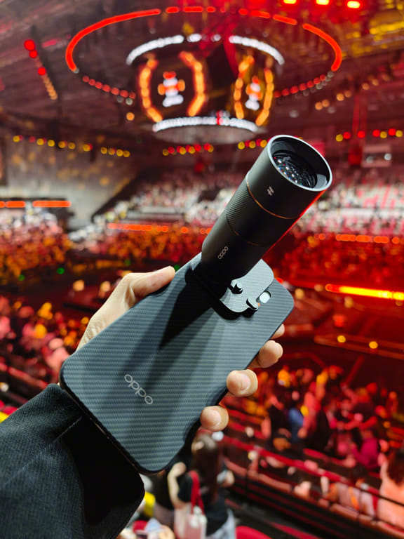 Ong kinh tang tieu cu tren find x9 pro