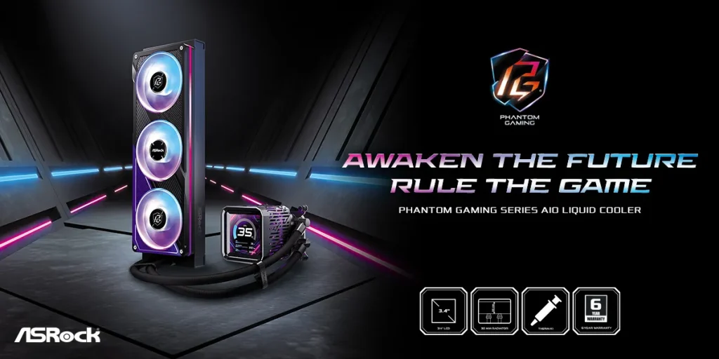 Asrock aio liquid coolers 04 phantom gaming series