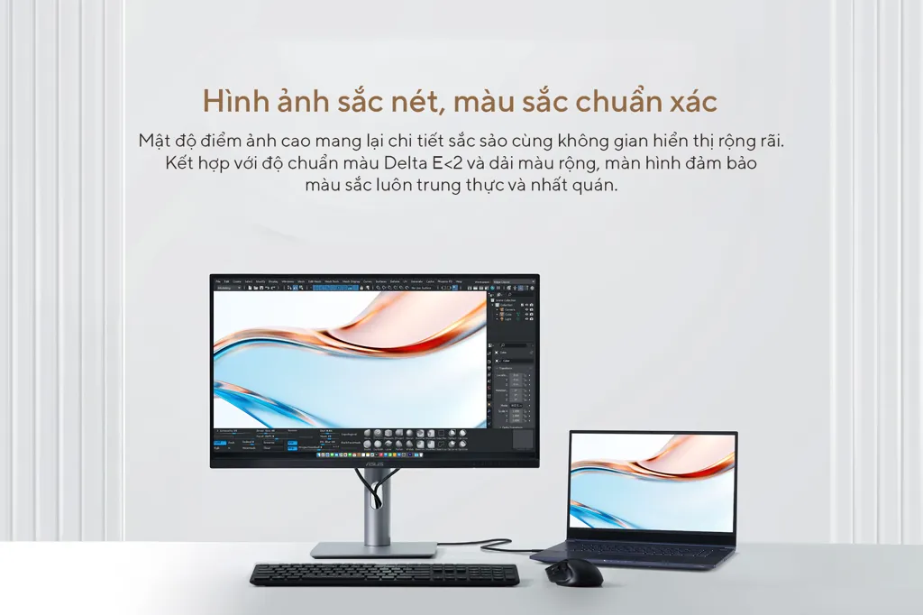 Proart display hinh anh sac net