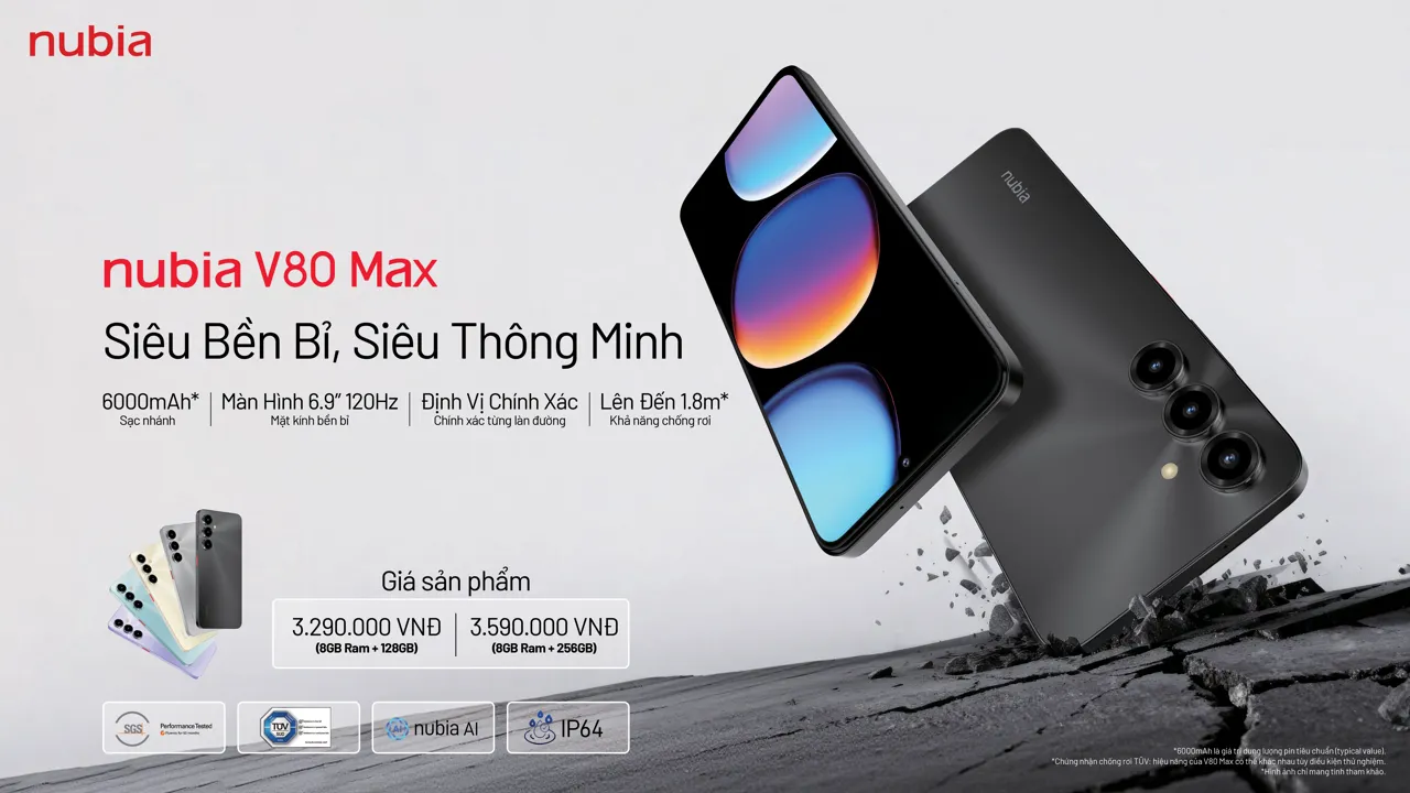 Nubia v80 max kv