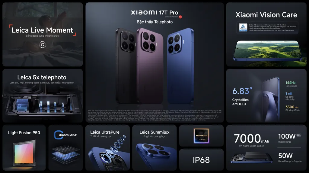 1. xiaomi 17t pro ksp