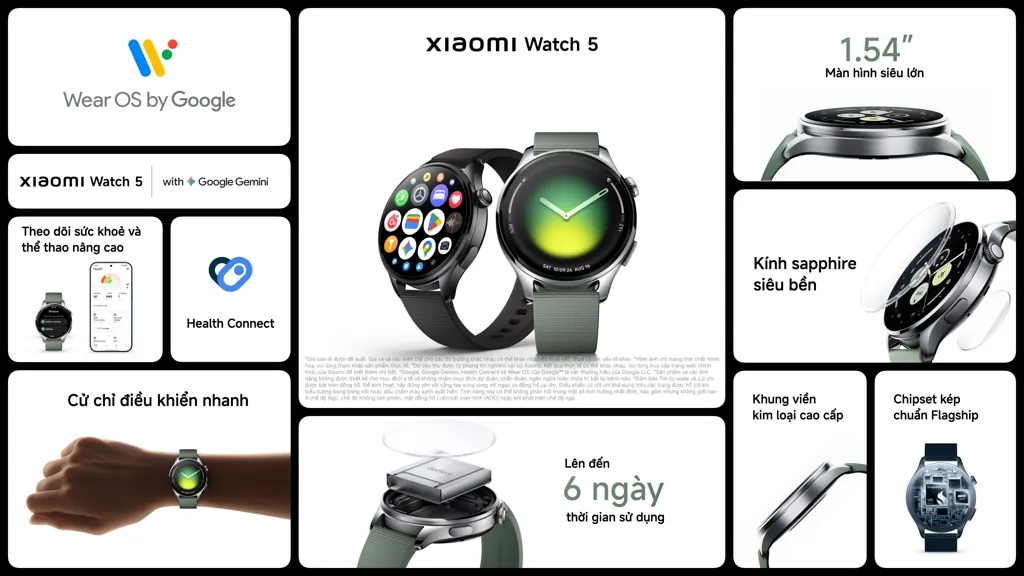 Xiaomi watch 5 specs