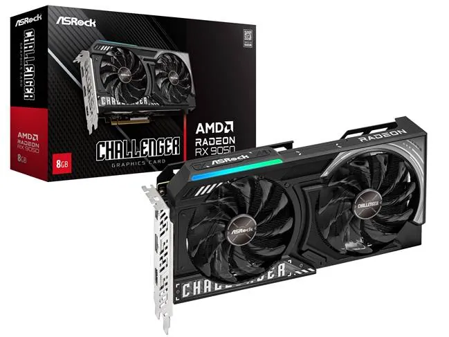 Asrock amd radeon rx 9050 challenger 8gb