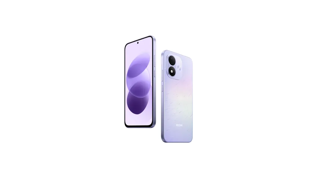 Redmi note 17 5g purple front and back