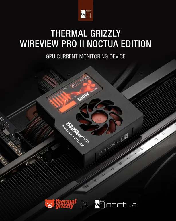 Thermal grizzly wireview pro ii noctua edition launch photo